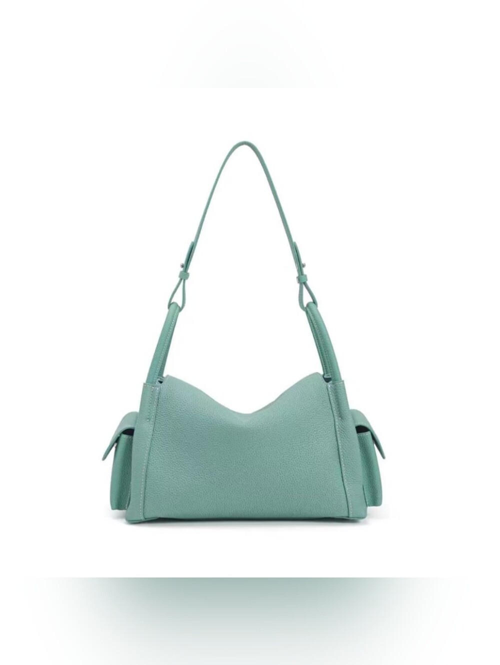 💯 Leather 🆕 Bag - Unbranded Self Support Company And Chain - Picture 5 of 6